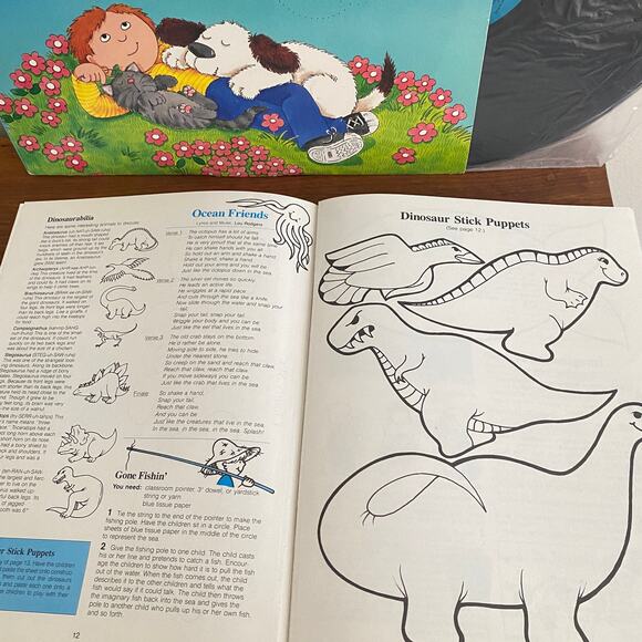 Vintage 1989 Make Believe Sing & Learn Vinyl Record - Picture 4 of 7